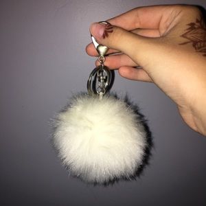 puffy ball key chain